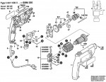 Bosch 0 601 139 042 GBM 350 Drill 240 V / GB Spare Parts GBM350